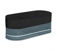 Oxford Cloth Cold Plunge Tub Cover, Water Tank Protector With Rain Waterproof For Pools, Horse Trough Stock Tank Cover With Drawstrings (120 * 60 * 30cm)