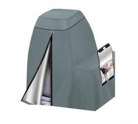 Oxford Cloth Cover for Sand Filter Pumps with Waterproof and UV Protection, Fits 16in 18in Models, Zipper Design Allows Pump Operation While Covered (gray 210D)