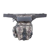 Oxford Cloth Drop Leg Bag, Reporter Pouch Leg Bag, 900D Water - Photography Leg Bag with Quick - Access Cache Pocket for Sports Travel Outdoor Use, Black Khaki (ACU (in Stock) One Size)