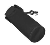 Oxford Cloth Drum Stick Bag, Waterproof Clip-On Holder for Jazz Drummer | Sturdy Metal Clamp, Multi-Layer Sewing, Rust-Resistant Design, Black Color, Easy Access Storage