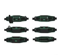 Oxford Cloth Electrician Tool Waist Bag Scratch Resistant, Design for Organizing Drills and Hand Tools (D)