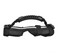 Oxford Cloth Folding Bicycle Frame Carry Strap Featuring Quick-Release Buckle Ergonomic Handle Adjustable Shoulder Strap and Non-Slip Rubber Grip(Black)