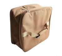 Oxford Cloth Gas Tank Bag Wear-Resistant Tearproof | Holds 4 long gas tanks, removable elastic dividers, tough 600D Oxford, padded handles, yellow design