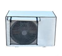 Oxford Cloth Outdoor Air Conditioner Unit Cover, Waterproof & UV Resistant AC Protector with Adjustable Buckles for Rain Sun Wind, Silver, 74x54x26cm(74 * 54 * 26CM)