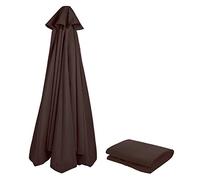 Oxford Cloth Patio Umbrella Replacement Canopy | Multicolor Multiple Sizes: Patio Garden Umbrella Shade(Coffee,9ft 8ribs)