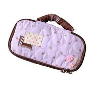 Oxford Cloth Pencil Case with Top Handle Large Capacity Pencil Storage Bag for Students Zippered School Home Pencil Case