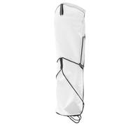 Oxford Cloth Portable Hiking Poles Carry Bag, Storage Foldable | White 38x10x2cm Pouch, Backpack Attachment, Water-Resistant Surface, Quick Stash for Campers and Trail Runners