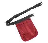 Oxford Cloth Tool Waist Bag with Adjustable Removable Belt - Multi-Compartment Storage Pouch for Mechanics, Veterinarians & Professionals,(Black)