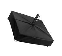 Oxford Cloth Umbrella Stand Base Cover for Top, 107X107X13CM | Oxford Cloth, Wraparound Square Profile, Side Zipper Access Without Taking Apart the Umbrella Base Setup