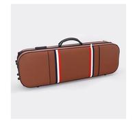 Oxford Cloth Violin Case Violin Case Shoulder-held Lightweight Violin Backpack Pressure-resistant Ultra-light 4/4(Brown)