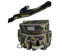Oxford Cloth Waist Tool Organizer with Adjustable Belt Fit Multiple Pockets and Reinforced Stitching for Daily Electrician Field Work