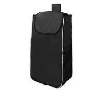 Oxford Cloth Waterproof Storage Trolley Bag - Replacement Shopping Cart Backup Bag - Solid Black