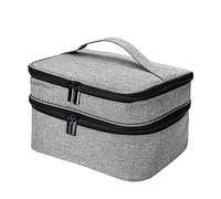 Oxford ClothNail Polish Bag Large Capacity NailPolish Storage Box Organizers Carrying Bag Double Layer