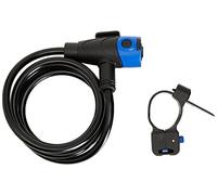 Oxford Coil Cable Bicycle Lock - Black, 1.8 m