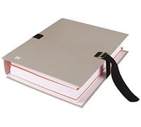 OXFORD Color Life Large Capacity Belt Folders 24 x 32 cm Extendable 13 cm Buckle Closure Lid 10/10 Grey Pack of 10