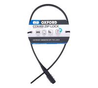 Oxford Combi Zip Lock 470mm Adjustable Length Combination Zip-Tie Cable Black