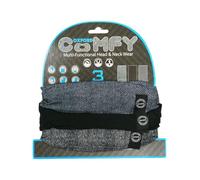 Oxford Comfy Classic Patterns Head and Neck Wear - Grey/Black