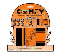 Oxford Comfy Head and Neck Wear Bike Scarf/Face Covering. NW117. Orange and Black.