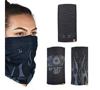 Oxford Comfy Head Helmet Scarf Neck Warmer Base Layer 2-Pack, HD Graphics, One Size