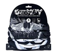 OXFORD Comfy Head Helmet Scarf Neck Warmer. Masks. 3-Pack. Head and Neck Wear Bike Scarf Base Layer. NW147, Black