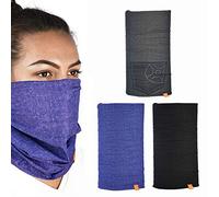 Oxford Comfy Neck Warmers Jeans Balaclava (Pack of 3) - Denim/Grey/Black, One Size
