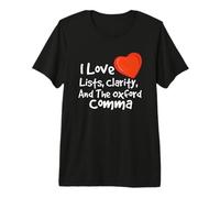 Oxford Comma Grammar G unny Grammar English Teacher Premium T-Shirt