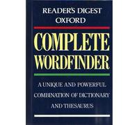 Oxford Complete Wordfinder by Sara Tulloch Reader's Digest(1993-12-31)