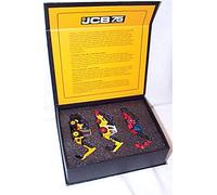 Oxford construction JCB 3 Piece Anniversary Set 1:76 scale diecast model