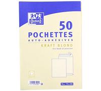 Oxford Correspondance 100103577 Envelopes Pack of 50 Self-Sealing Brown