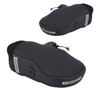 Oxford Courier Neoprene Weatherproof Motorcycle Handlebar Muffs - Black