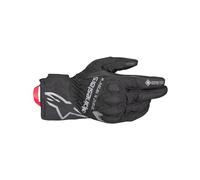 Oxford Crestone Gore Tex Insulated Motorcycle Gloves Black alpine star | CE Certified Waterproof Cold Weather Riding Glove with Leather Palm and Knuckle Protection Motorbike Gloves (Black,L)