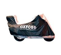 Oxford CV117 Aquatex Outdoor Motorcycle cover with Topbox, Size: L, Silver