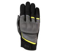 Oxford Dakar 1.0 Men's Motorcycle Gloves, Charcoal/Yellow, L