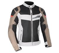 Oxford Dakar D2D Air Motorbike Jacket CE AA Rated Textile Touring Adventure Motorcycle Jackets Armour Shoulder Elbow Back Protector Waterproof Liner Large Vents Mesh Panels (Desert/Black,XL)