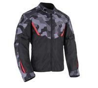 Oxford Delta 1.0 Motorbike Jacket for Men | Waterproof CE A Motorcycle Jackets with CE Level 1 Protectors | Thermal Liner, Ventilation, and Reflective Safety Elements (Camo,M)
