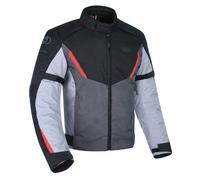 Oxford Delta 1.0 WP Waterproof Mens Motorcycle Motorbike Jacket Black Grey Red