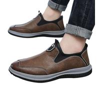 Oxford & Derby Formal Dress Shoes for Men Fashion Summer Mesh Breathable Flat Lightweight Comfortable Casual Oxford for Business Office Walking Brogues Wedding (Brown, 5.5)