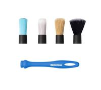 Oxford Detail 4-in-1 Detailing Brush Set | Interchangable Brush Heads for Cleaning Car, Motorcycle, Bike, Blue