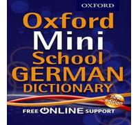 Oxford Dictionaries Oxford Mini School German Dictionary Multiple-component retail Oxford Dictionaries Multicolor