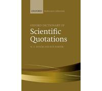 Oxford Dictionary of Scientific Quotations