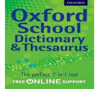 Oxford Dictionary Oxford School Dictionary & Thesaurus Multiple-component retail in White Oxford Dictionary White