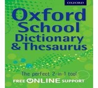 Oxford Dictionary Oxford School Dictionary & Thesaurus Multiple-component retail Oxford Dictionary Multicolor