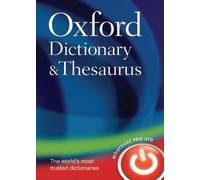 OXFORD DICTIONARY & THESAURUS by Oxford Languages Hardback Self Help Business