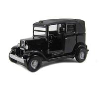 Oxford Diecast NAT001 Black Austin Low Loader Taxi