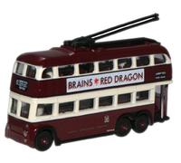 Oxford Diecast 1:148 Cardiff BUT Trolleybus Collectable model NQ1005
