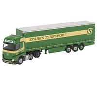 Oxford Diecast 1:148 Mercedes Actros Curtainside Sparks Collectable model NMB006