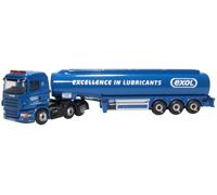 Oxford Diecast Collectable Model Scania Highline Tanker Exol 1:148 NSHL04TK