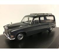 Oxford Diecast 1:43 Daimler Hearse Black/Carlton Grey Collectable model DS008
