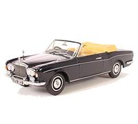 Oxford Diecast 43RRC001 Rolls Royce Corniche Conv. (Open) Indigo Blue