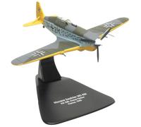 Oxford Diecast Morane-Saulnier M.S.406 Fighter Aircraft KG200, Ossun-Tarbes, France (1943) German Luftwaffe Oxford Aviation Series 1/72 Diecast Model Airplane AC116